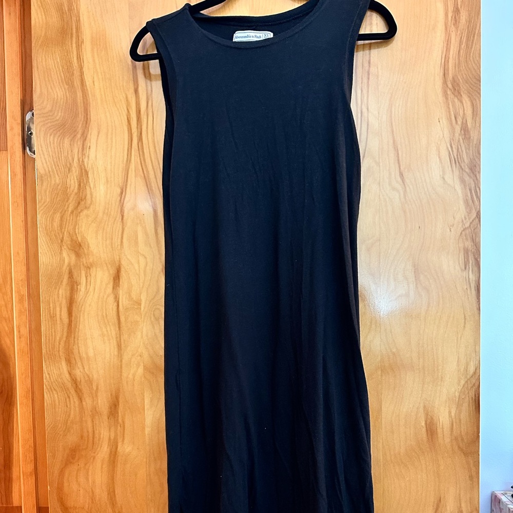 Abercrombie NWOT Maxi Dress Tank Black